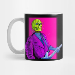 Cyberpunk Rockstar Skull Mug